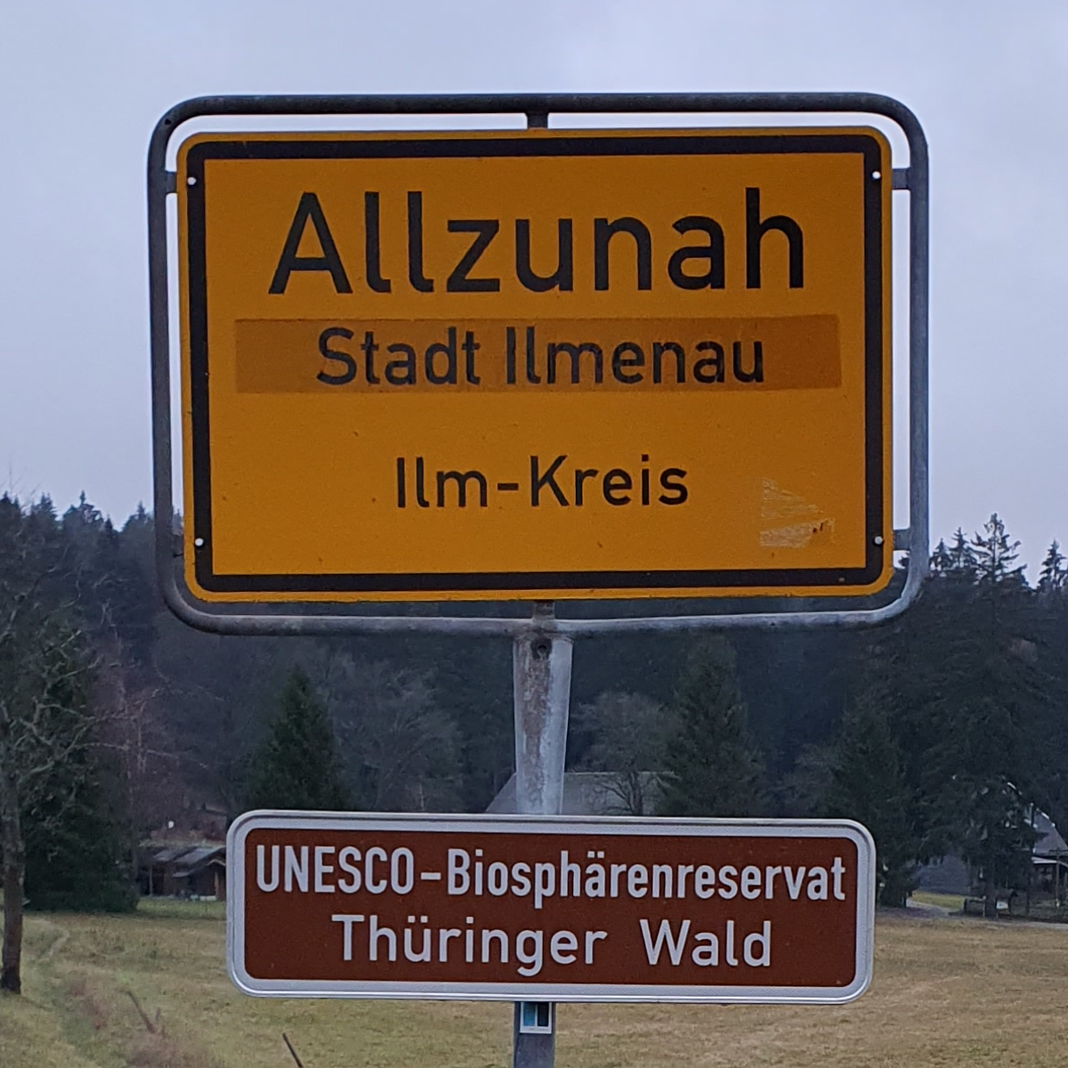 Allzunah im Thüringer Wald